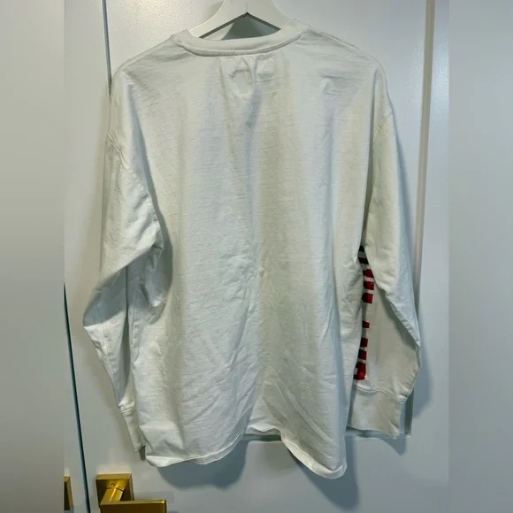 Game Day Couture Women’s White Maryland Terrapins Glitter Logo Long Sleeve Shirt - Picture 5 of 7